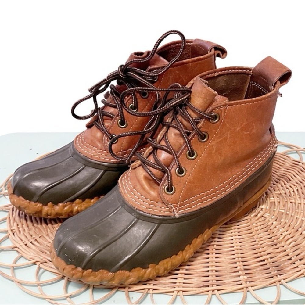 Vintage 80s L.L. Bean Duck Boots Made in USA Women’s Size 5 Fits 6-6.5